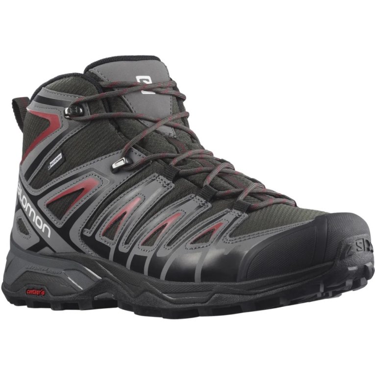 Botas Montaña Salomon X Ultra Pioneer Mid CSWP Hombre Negros | MX NHYI487